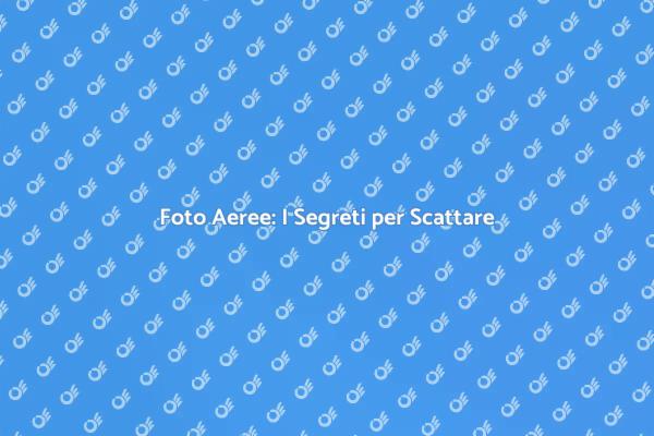 Cattura il Mondo dall'Alto