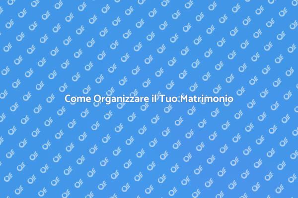 Il Tuo Matrimonio Senza Stress