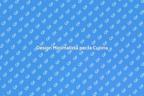 Cucina Su Misura Minimalista