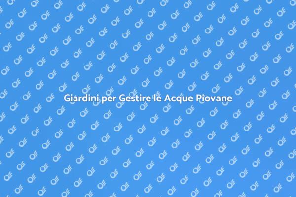 Prato Verde per Acque Sostenibili