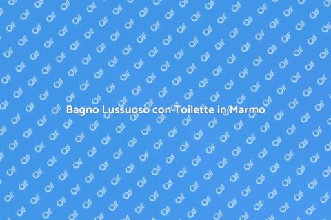 Toilette Artistica in Marmo per il Bagno