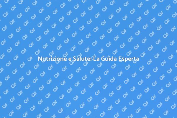 Il Tuo Percorso Verso un Benessere Nutrizionale