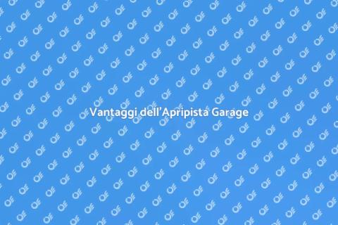 Installare Apripista Garage: Vantaggi