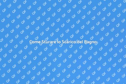 Sturare lo Scarico del Bagno: Guida