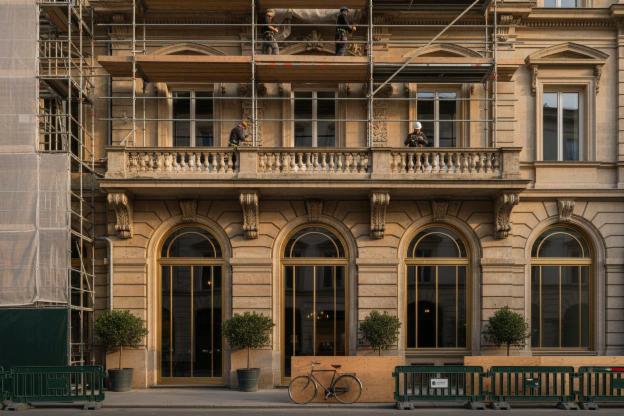 Riparare la facciata di un edificio
