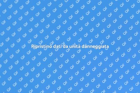 Recuperare dati da unità danneggiata