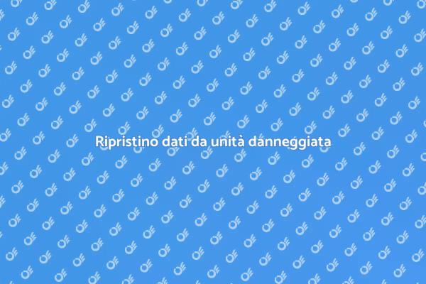 Come recuperare dati da unità danneggiata