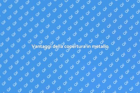 Installare copertura in metallo