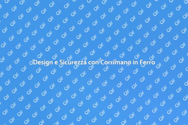 Corrimano in Ferro: Eleganza e Funzionalità