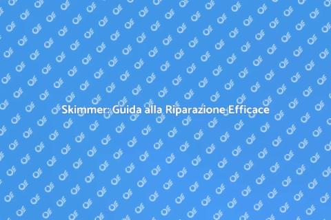 Riparazione Skimmer per Piscine