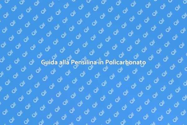 Realizza la Tua Pensilina Fai da Te