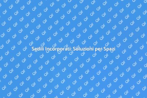 Sedili Incorporati: Design e Funzionalità