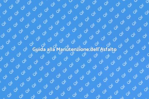 Manutenzione Asfalto Commerciale Essenziale