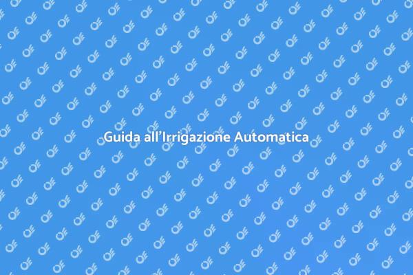 Irrigazione Automatica: Come Installarla