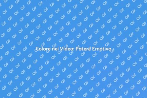 Il Colore nei Video: Messaggio Visivo
