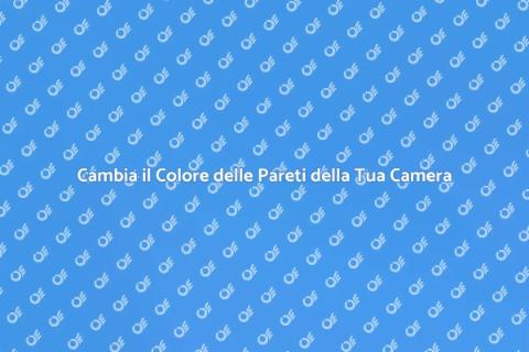 Rinnova il Colore delle Pareti in Camera