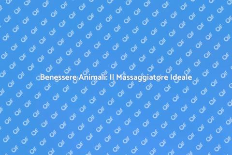 Massaggiatore per Animali Domestici