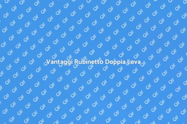 Migliora la tua Cucina con un Rubinetto Doppia Leva
