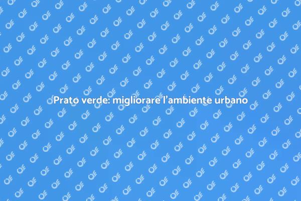 La semina del prato per un ambiente migliore