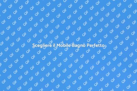 Mobile Bagno con Maniglie a Gola