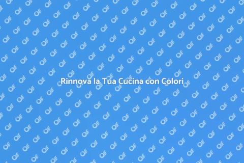 Dipingere la Cucina: Rinnova Stile