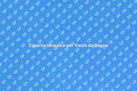 Idraulico per Vasca da Bagno