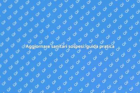 Rinnova il bagno con sanitari sospesi
