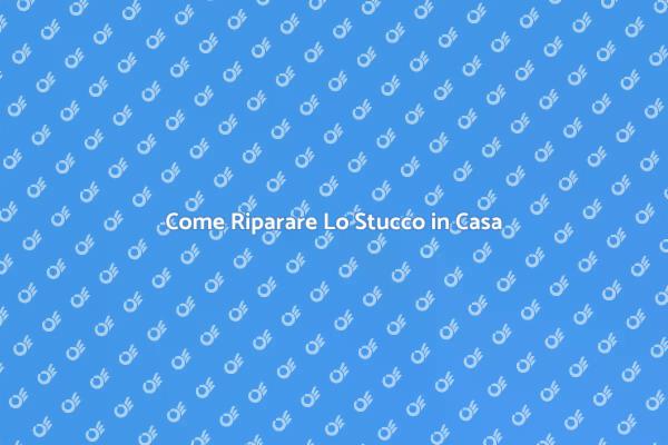 Riparazione Perfetta dello Stucco in Casa