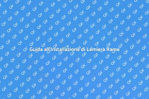 Installazione Lamiera in Rame