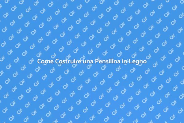 Guida alla Costruzione di una Pensilina