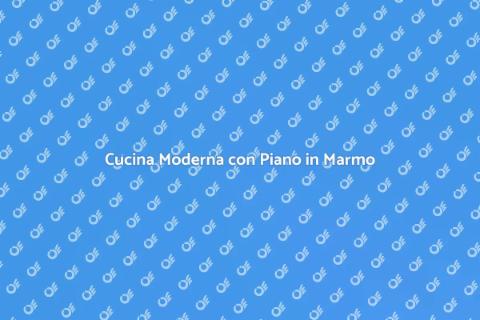 Piano Cucina in Marmo Personalizzato