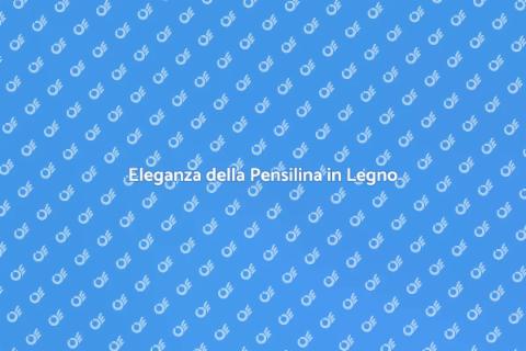 Pensilina in Legno Moderna e Stile
