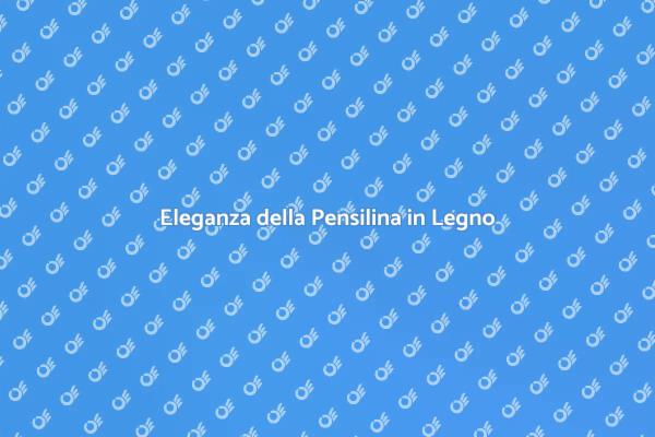 La Pensilina in Legno che Trasforma