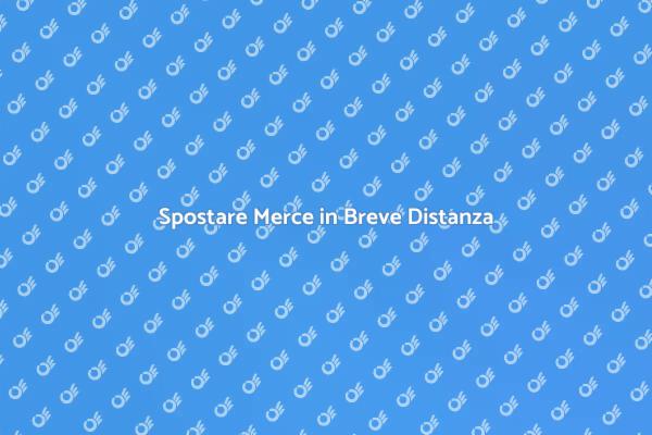 Trasloco Efficiente su Breve Distanza