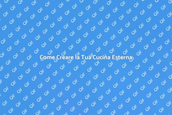 Trasforma il Tuo Giardino con una Cucina