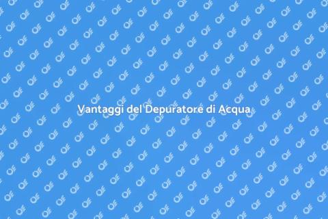 Depuratore di Acqua Purificata Istantanea