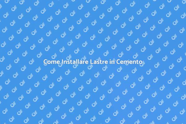Trasforma il Tuo Ambiente con il Cemento