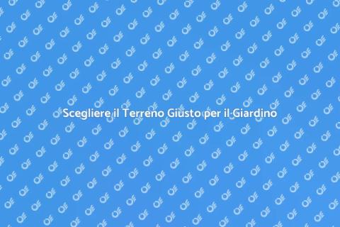 Terreno Perfetto per il Giardino