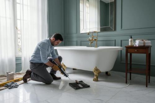 rifinire la vasca da bagno