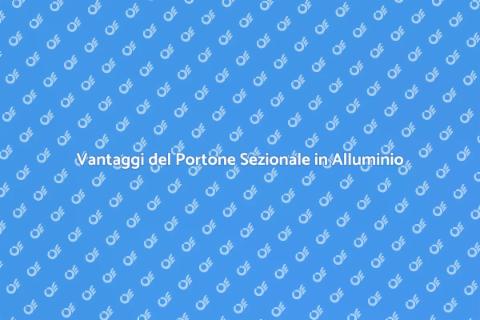Portone Sezionale in Alluminio