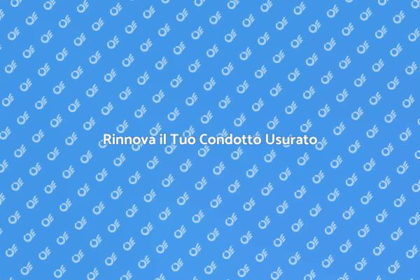 Trasforma il Tuo Condotto Usurato