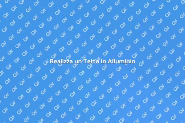 Guida al Tetto in Alluminio