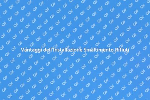 Installazione Sistema Smaltimento Rifiuti