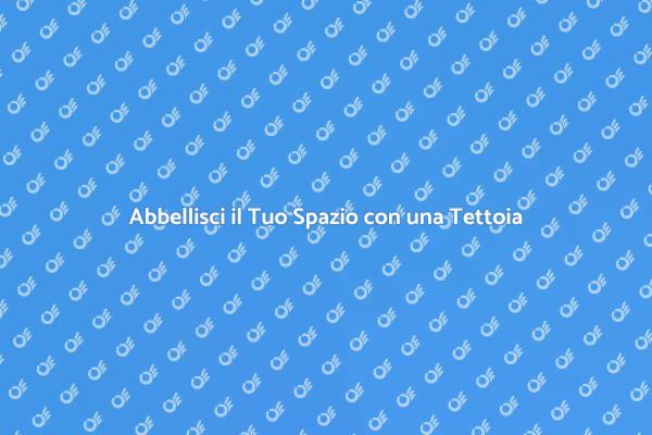 Installare una Tettoia in Rame Oggi!