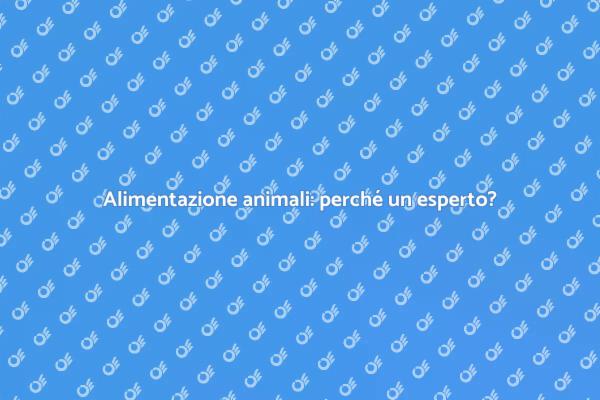 Nutrizione per animali: perché è importante