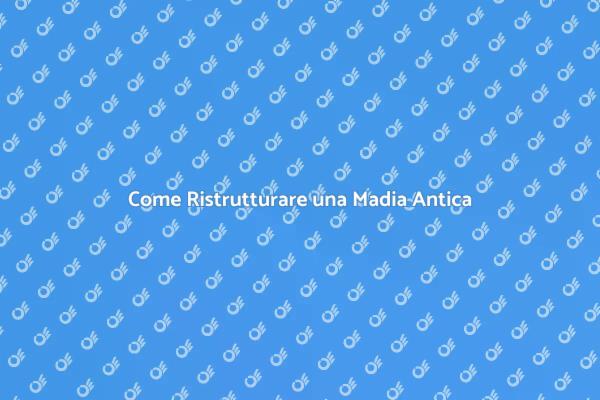 Ristrutturazione di una Madia d'Antiquariato