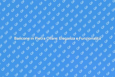 Bancone in Pietra Ollare: Design Unico