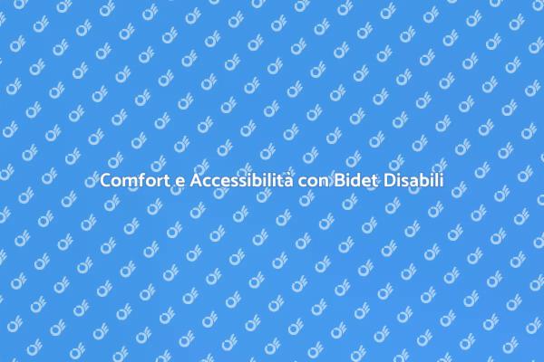 Bidet per Persone Disabili: Comfort e Accesso
