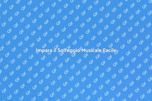 Importanza del Solfeggio Musicale