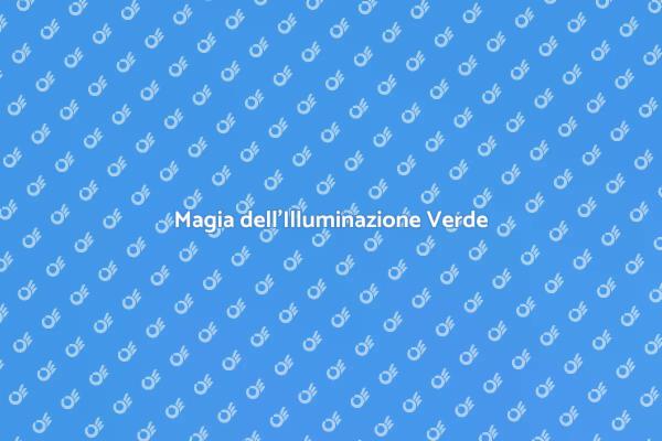 Illumina il Tuo Giardino di Sera